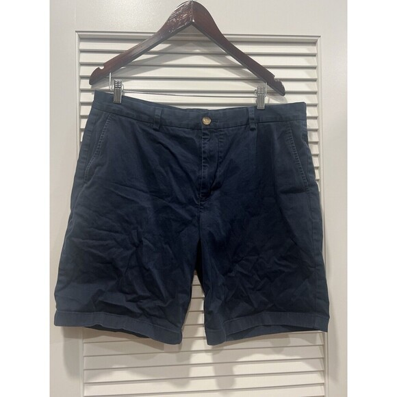 Vineyard Vines Breaker Shorts Performance Mens 36 Khaki Flat Front Stretch Golf - Picture 1 of 6